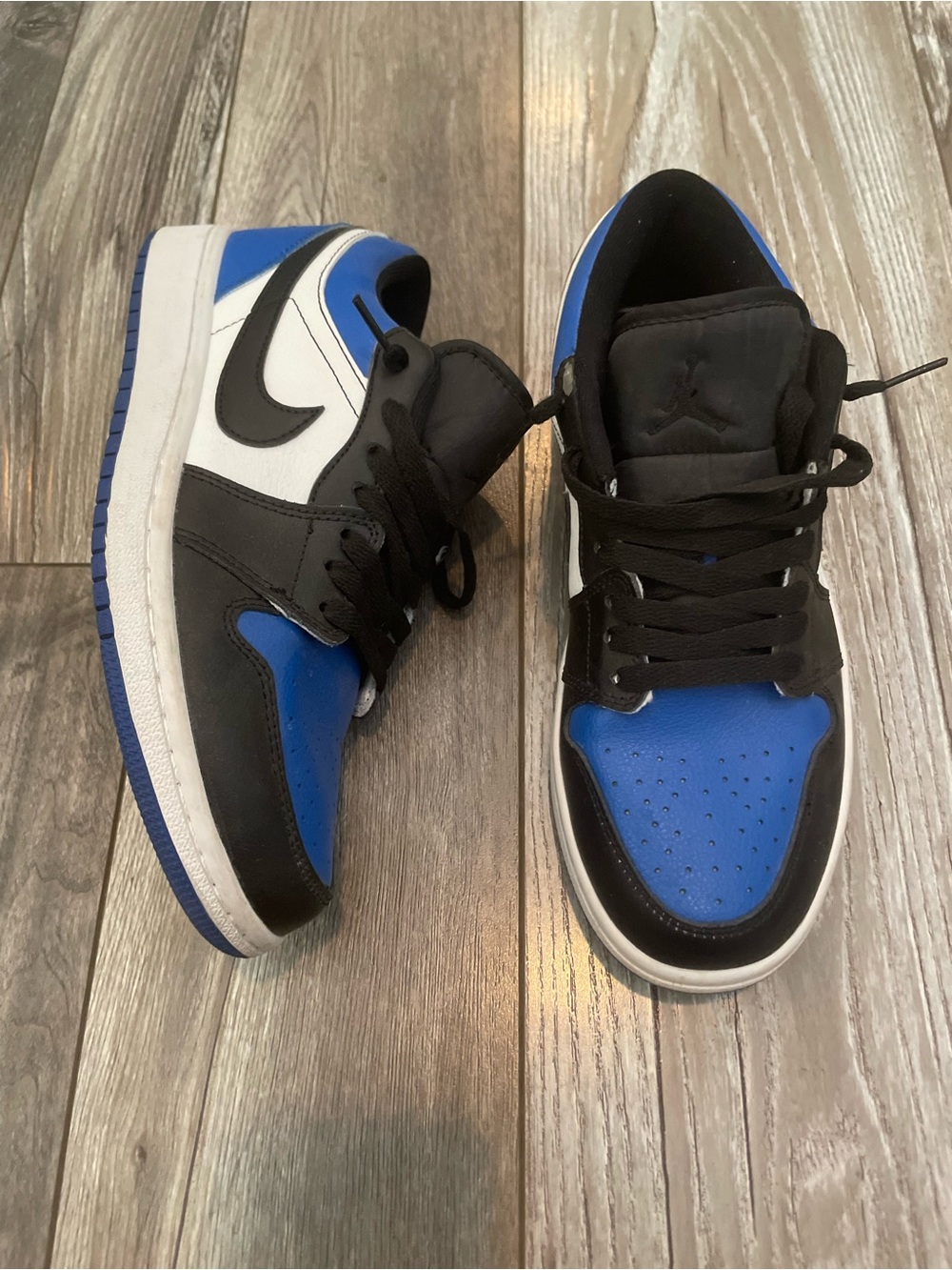 Nike Low-Top Sneakers - Black/White/Royal Blue